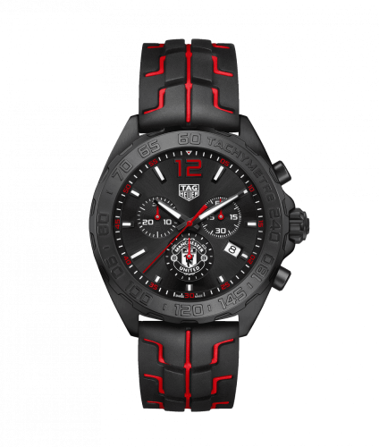 TAG Heuer Formula 1 Chronograph Quartz 43 Stainless Steel / Manchester United